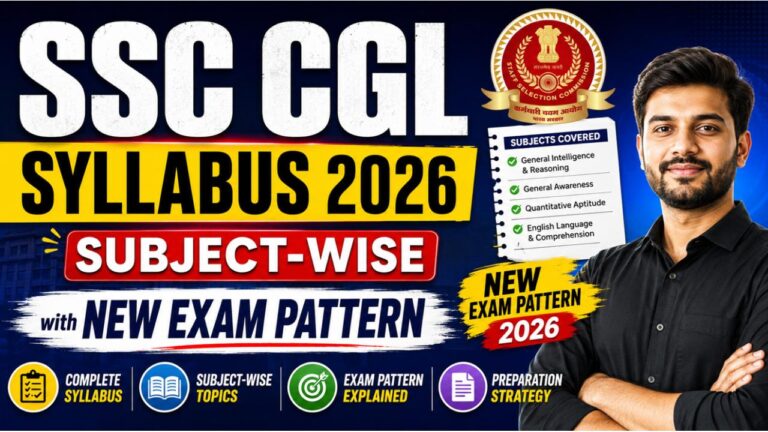 SSC CGL Syllabus