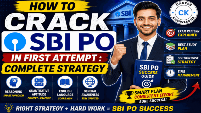 Crack SBI PO in First Attempt