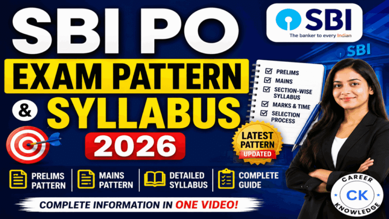 SBI PO Exam Pattern