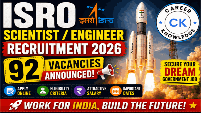 ISRO Scientist/Engineer Recruitment
